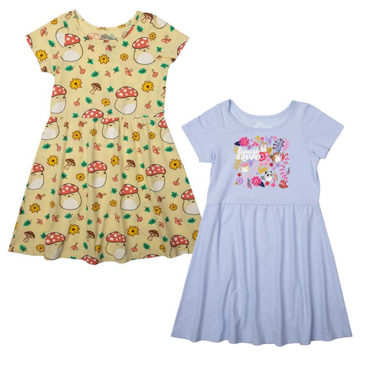 Picture of Squishmallows Short Sleeve 2 Pack Girls Dresses