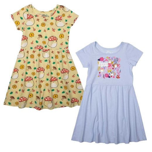 Picture of Squishmallows Short Sleeve 2 Pack Girls Dresses