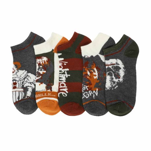 Picture of Classic Horror Mix & Match 5 Pair Ankle Socks