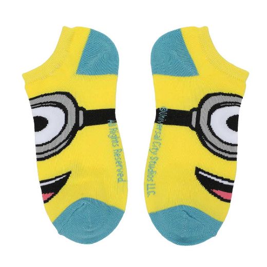 Picture of Minions 5 Pair Ankle Socks