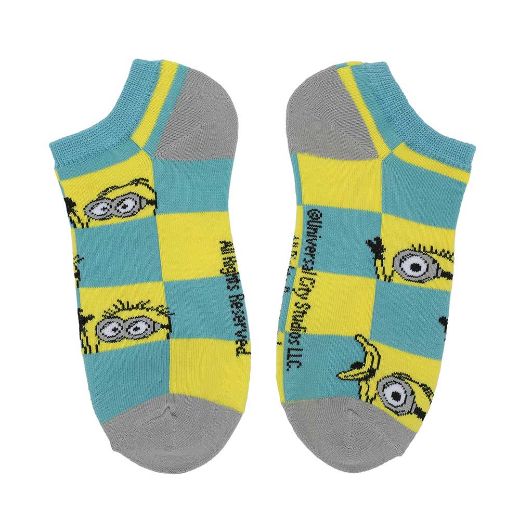 Picture of Minions 5 Pair Ankle Socks