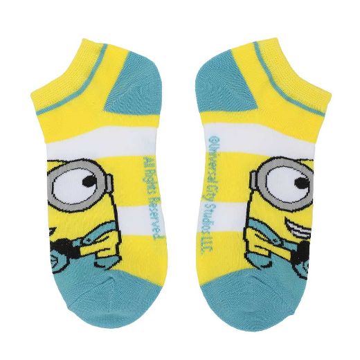 Picture of Minions 5 Pair Ankle Socks