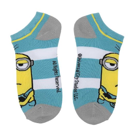 Picture of Minions 5 Pair Ankle Socks