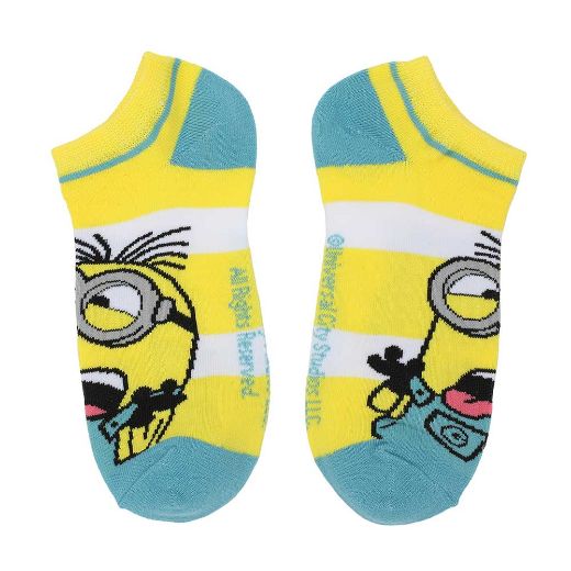 Picture of Minions 5 Pair Ankle Socks