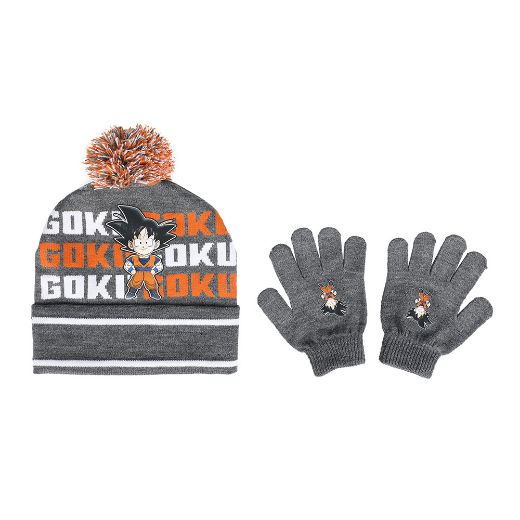 Picture of Dragon Ball Z Jacquard Youth Beanie & Gloves Combo