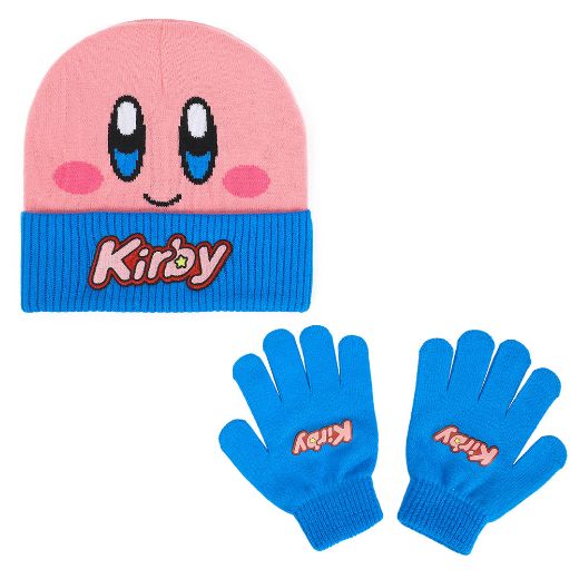 Picture of Kirby Big Face Youth Beanie & Gloves Combo