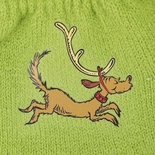 Picture of Dr. Seuss The Grinch Youth Beanie & Gloves Combo