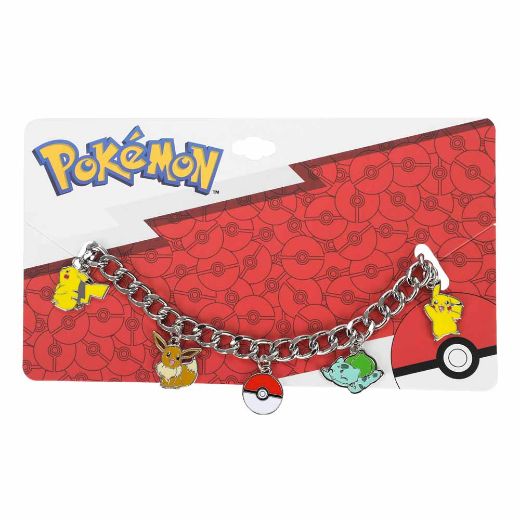 Picture of Pokemon Character Multi-Charmed Bracelet