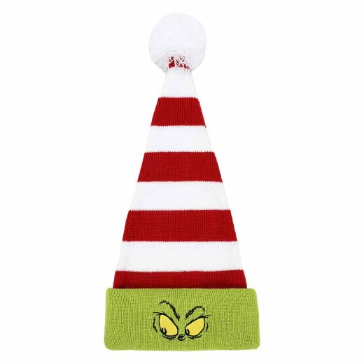 Picture of Dr. Seuss The Grinch Striped Santa Hat