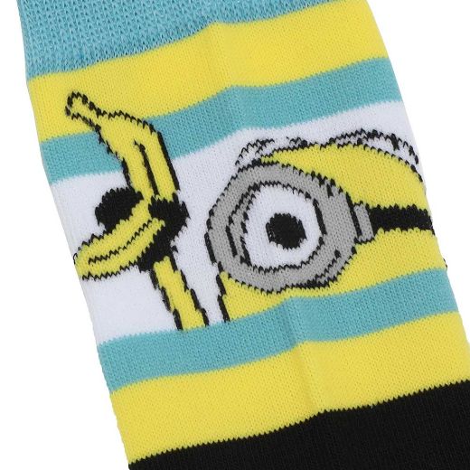 Picture of Minions Characters 5 Pair Crew Socks