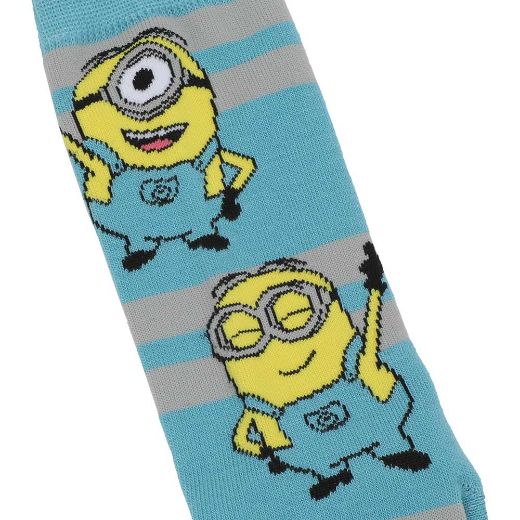 Picture of Minions Characters 5 Pair Crew Socks
