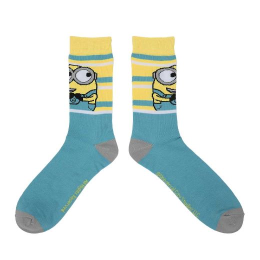 Picture of Minions Characters 5 Pair Crew Socks