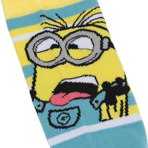 Picture of Minions Characters 5 Pair Crew Socks