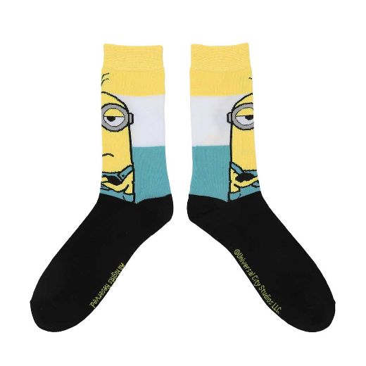 Picture of Minions Characters 5 Pair Crew Socks