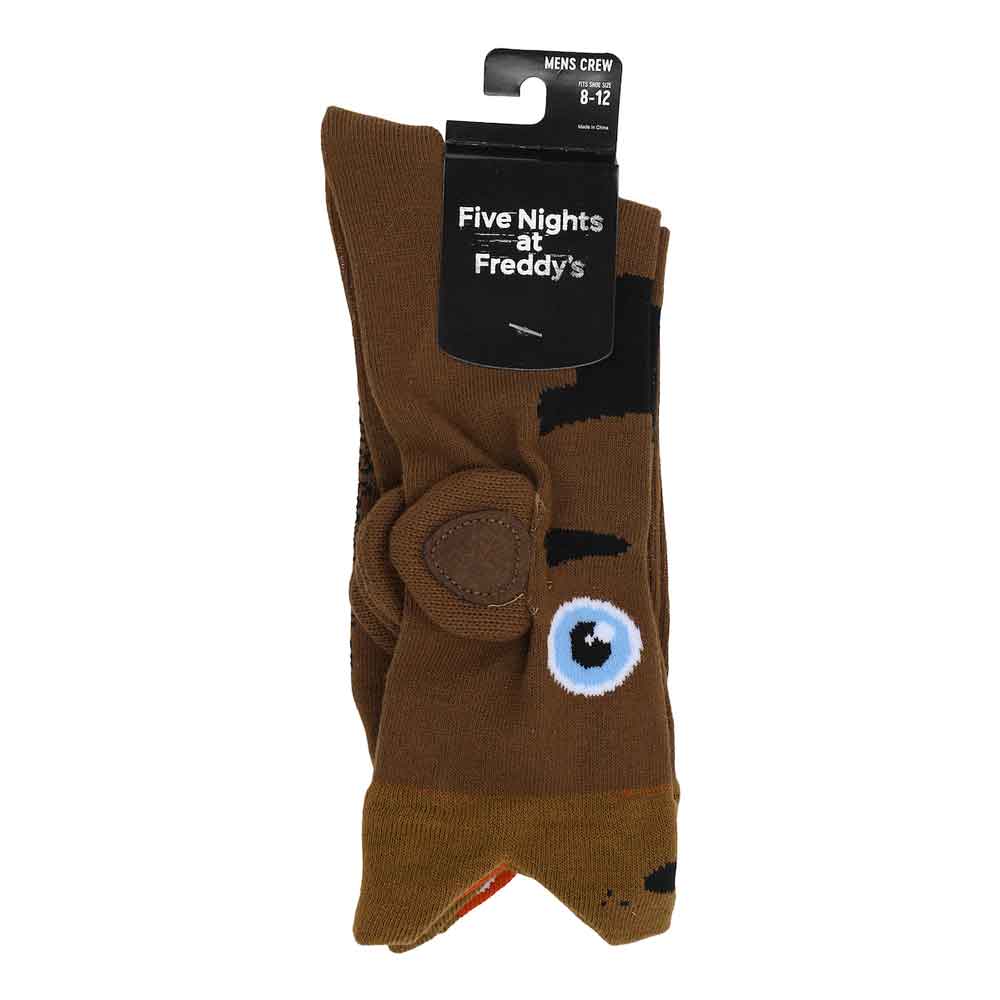 Five Nights at Freddy's Freddy 360 Crew Socks : : Toys & Games