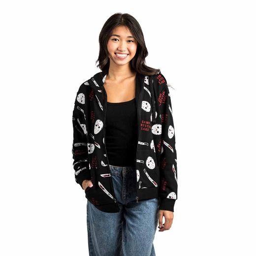 Picture of Friday the 13th Camp Crystal Lake Juniors Pre-pack Zip-up Hoodie