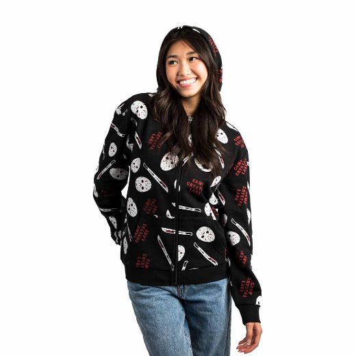 Picture of Friday the 13th Camp Crystal Lake Juniors Pre-pack Zip-up Hoodie