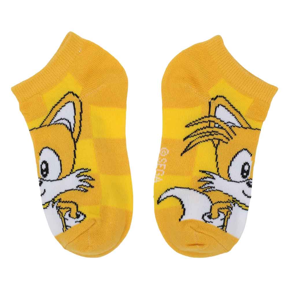 SONIC THE HEDGEHOG MEN'S SHADOW 360 CREW SOCKS BIOWORLD BRAND