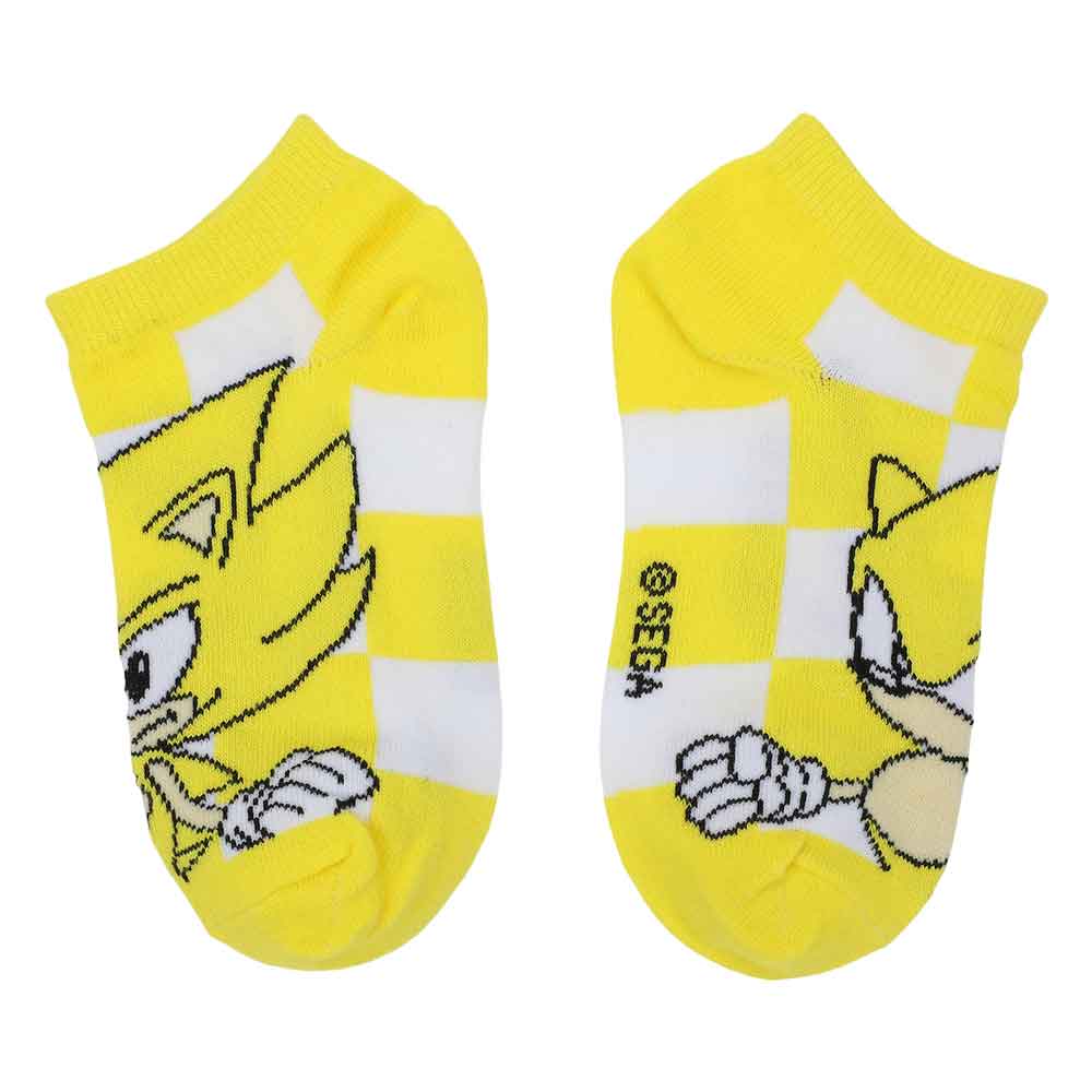 SONIC THE HEDGEHOG MEN'S SHADOW 360 CREW SOCKS BIOWORLD BRAND