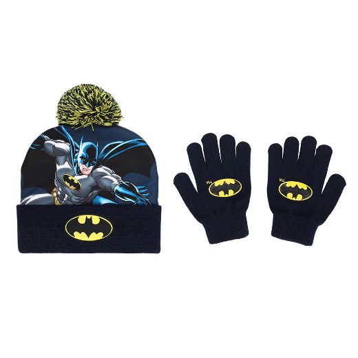 Picture of DC Comics Batman Youth Beanie & Gloves Combo