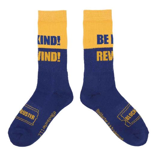 Picture of Blockbuster Be Kind Rewind Crew Socks