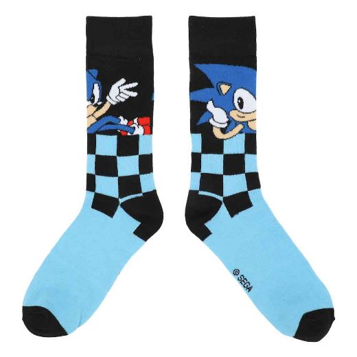 Picture of Sonic the Hedgehog Let's Go 5 Pair Crew Socks 
