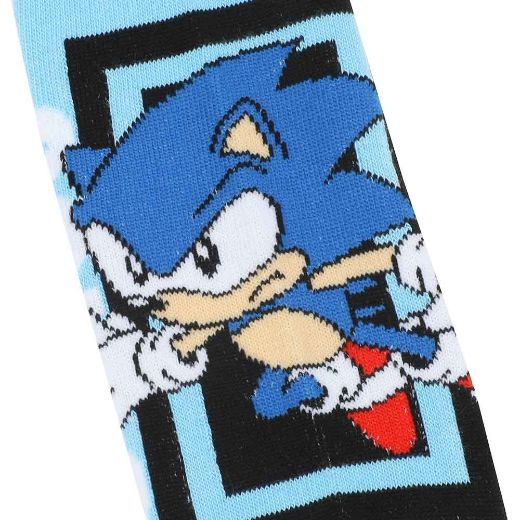 Picture of Sonic the Hedgehog Let's Go 5 Pair Crew Socks 