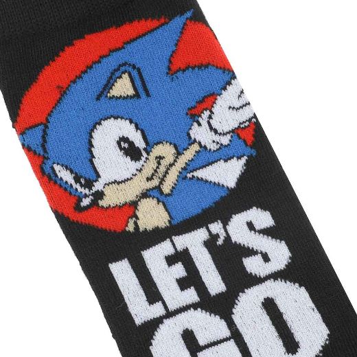 Picture of Sonic the Hedgehog Let's Go 5 Pair Crew Socks 