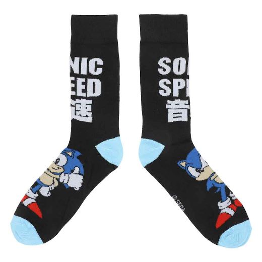 Picture of Sonic the Hedgehog Let's Go 5 Pair Crew Socks 