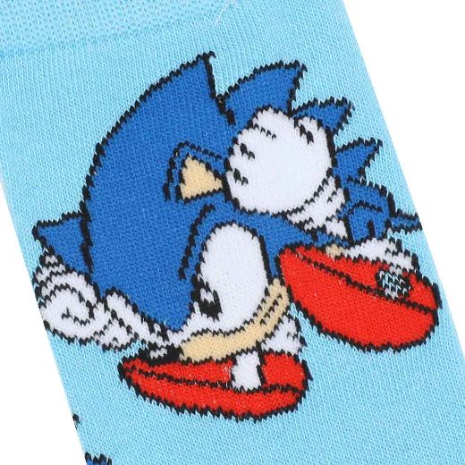 Picture of Sonic the Hedgehog Let's Go 5 Pair Crew Socks 