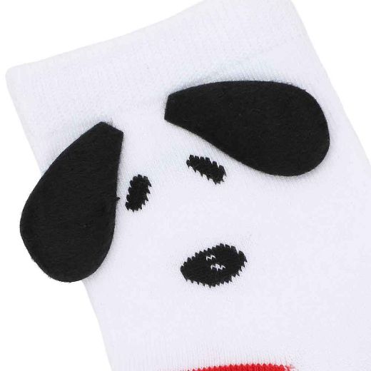 Picture of Peanuts Charlie Brown & Snoopy 3D Women's 2 Pair Quarter Crew Socks