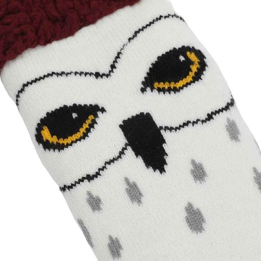 Picture of Harry Potter Hedwig Faux Sherpa Women's Slipper Socks