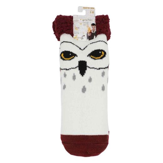 Picture of Harry Potter Hedwig Faux Sherpa Women's Slipper Socks