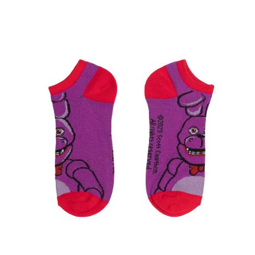 Picture of Five Nights at Freddy's Characters 5 Pair Ankle Socks