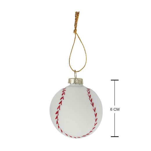Picture of Bioworld Christmas Sport Ball Ornaments - Set of 6