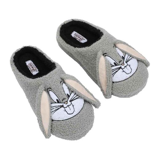 Picture of Looney Tunes Boucle Bugs Bunny 3D Plush Slippers