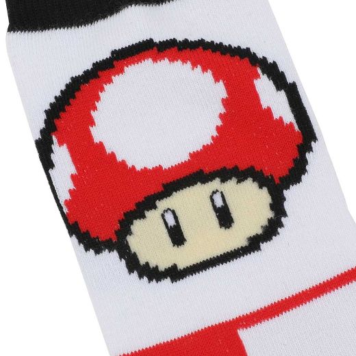 Picture of Super Mario Icons Women's 5 Pair Crew Socks