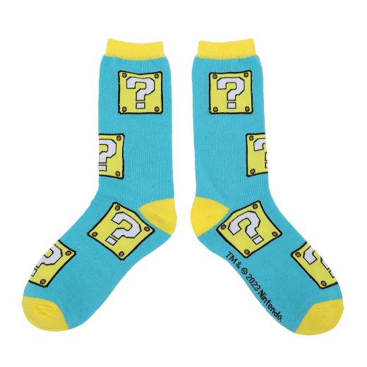 Picture of Super Mario Icons Women's 5 Pair Crew Socks