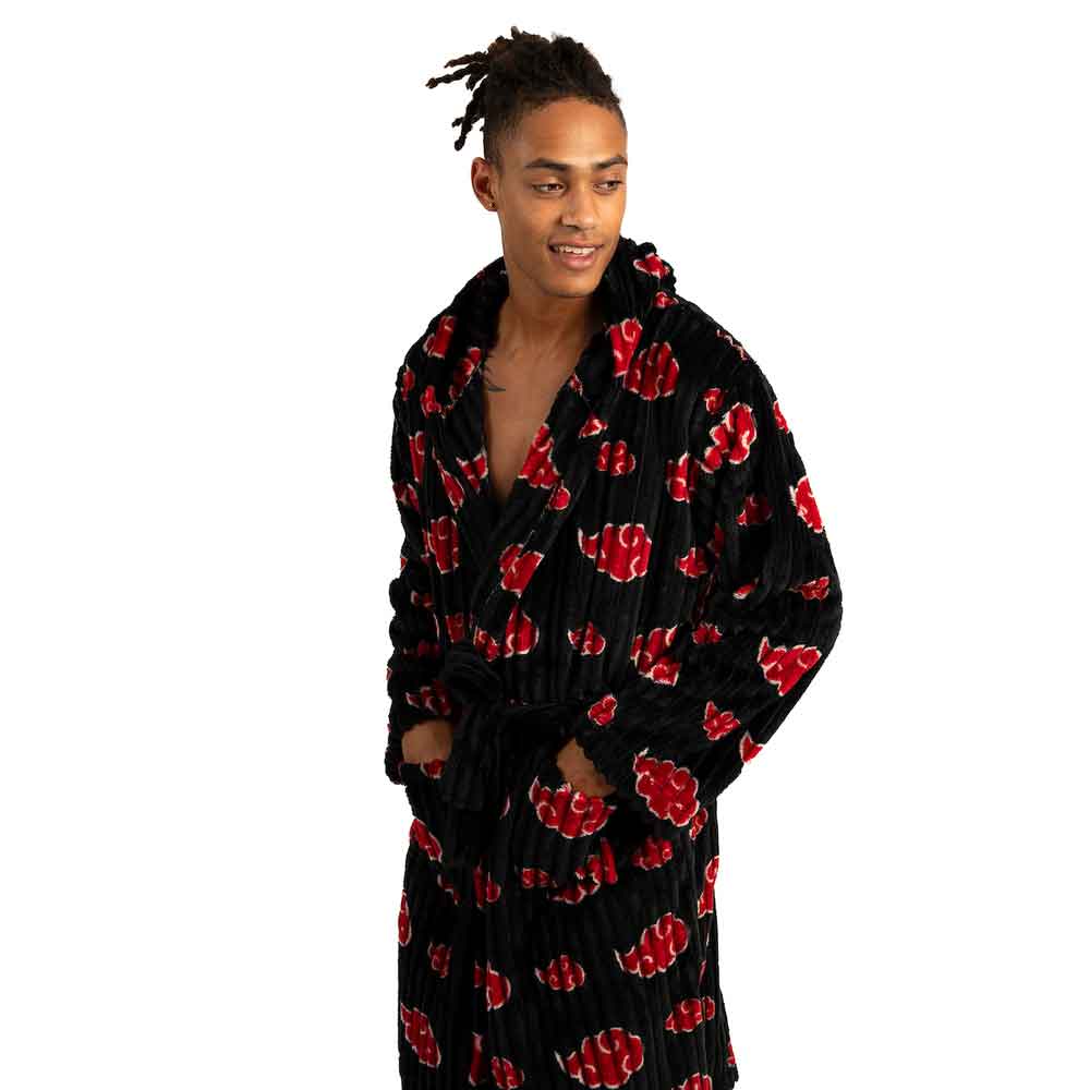 Naruto Akatsuki Nuvem Vermelha Robe Cos Roupas