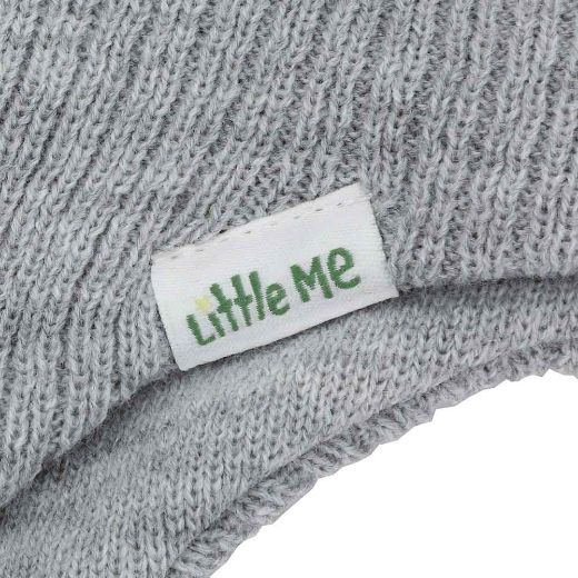 Picture of Little Me Polka Dot Poms Beanie & Mitten Set 