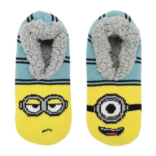 Picture of Minions Kevin & Stuart Slipper Socks