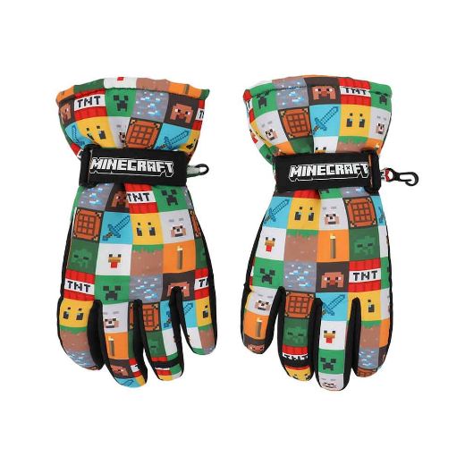 Picture of Minecraft Icons AOP Youth Ski Glove and Sure Grip Liners