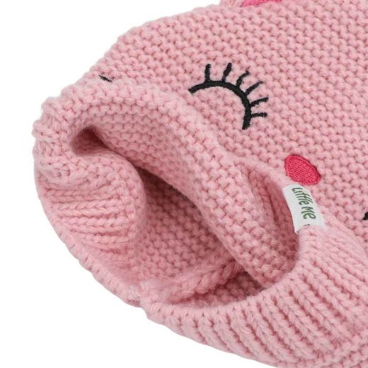 Picture of Little Me Kitty Beanie & Mitten Combo