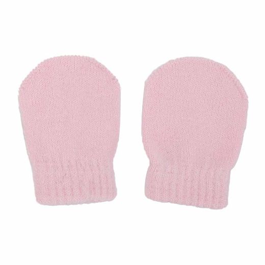 Picture of Little Me Pink Bear Beanie & Mitten Combo - Infant 3/9 M