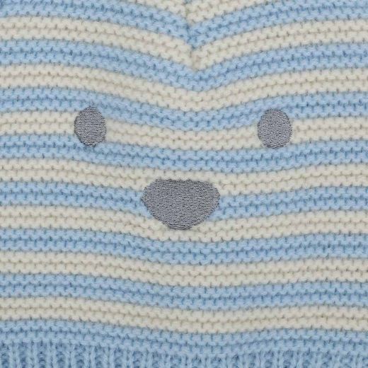 Picture of Little Me Blue Bear Beanie & Mitten Combo - Infant 3/9 M