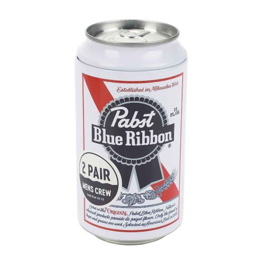 Picture of Pabst Blue Ribbon 2 Pair Crew Beer Can Set