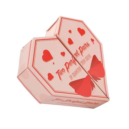 Picture of Valentine's Day 2 Pair Youth Crew Heart Shaped Box Set