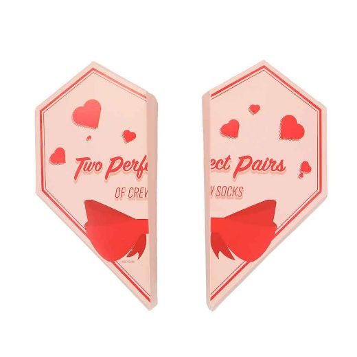 Picture of Valentine's Day 2 Pair Youth Crew Heart Shaped Box Set