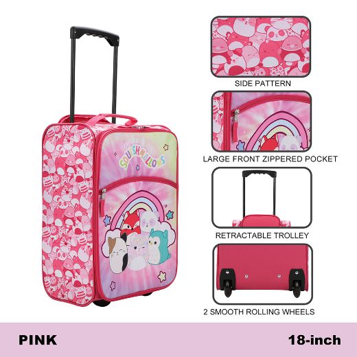 Picture of Squishmallows Soft Sided Rolling Luggage