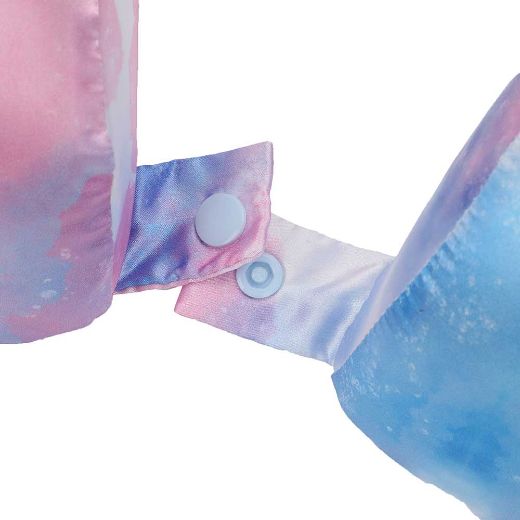 Picture of Bioworld Tie Dye Satin Neck Pillow & Eye Mask Travel Set